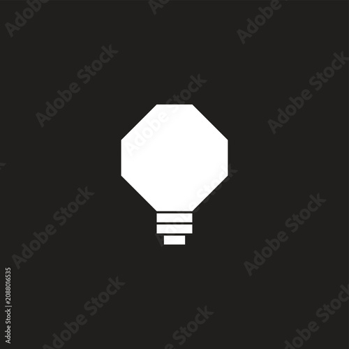 Tapety artystyczne Lamp, square, geometric symbol simple logo vector