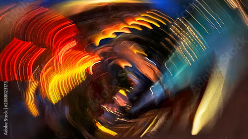 Vivid  Colorful Shade of Lighting  Abstract Photo