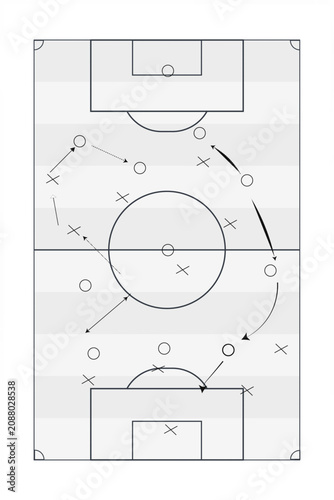 Football Tactical Board- White Version