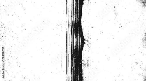 Bild auf Leinwand Vintage photocopy overlay with bold center scanner stripe effect