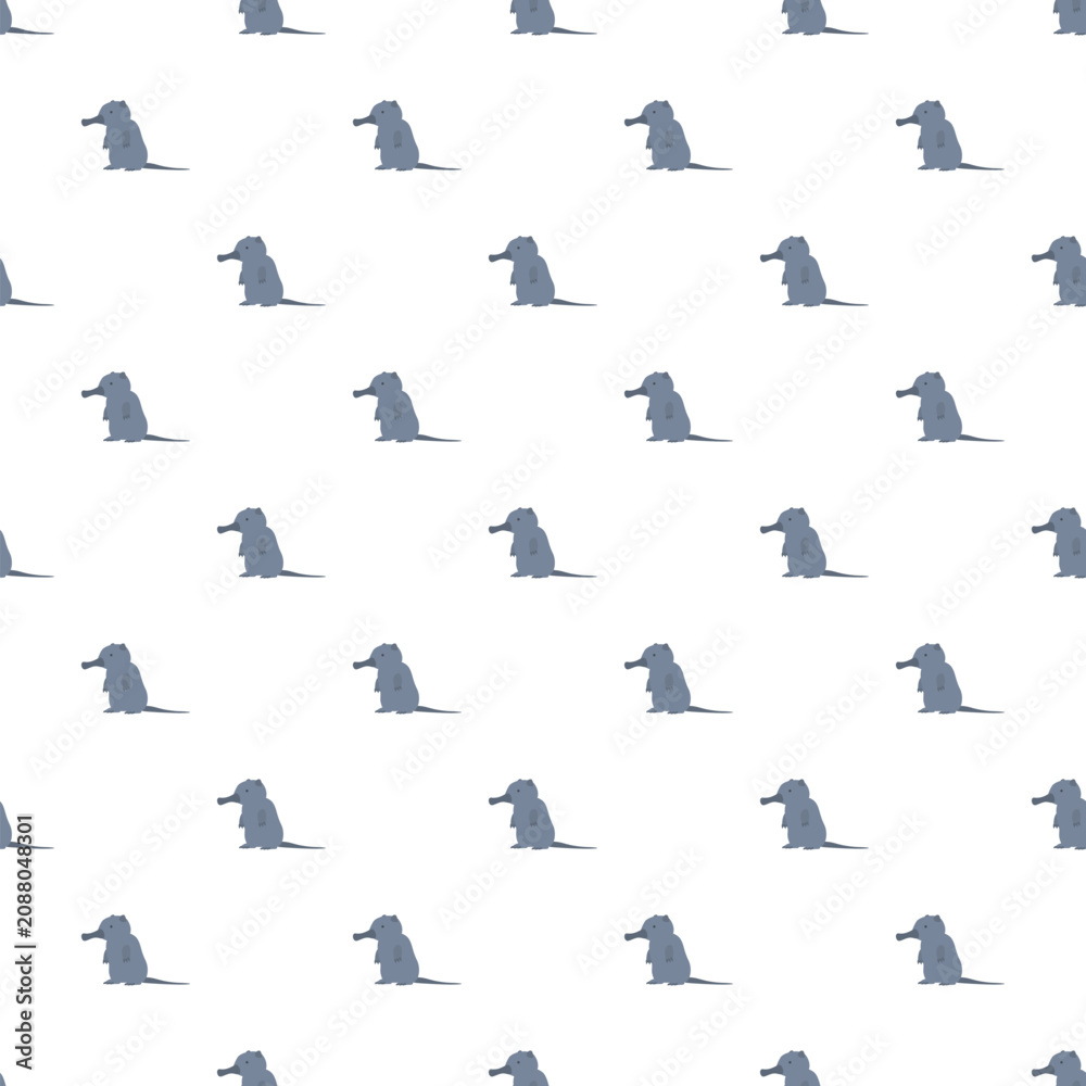 Fototapeta premium Cartoon elephants creating a playful children's background or textile print