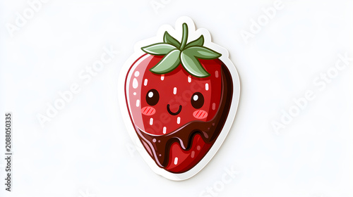 strawberry on a white background