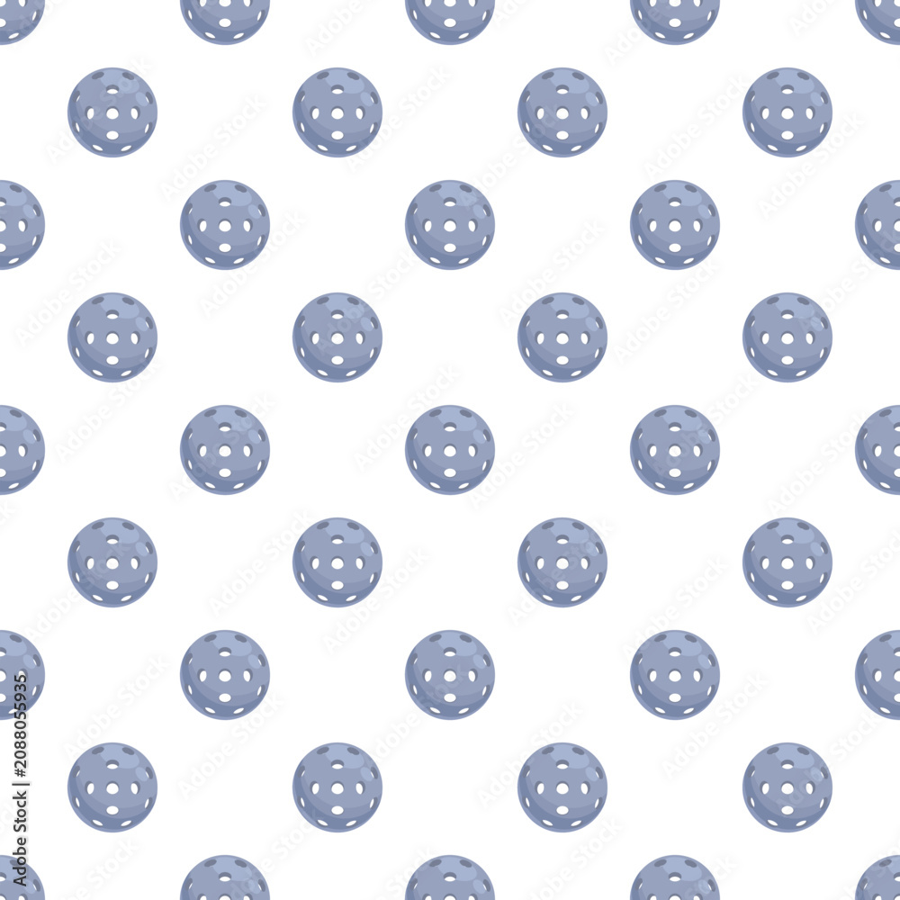 Obraz premium Pickleball balls creating a repeating pattern for sports design