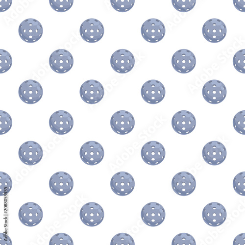 Pickleball balls creating a repeating pattern for sports design