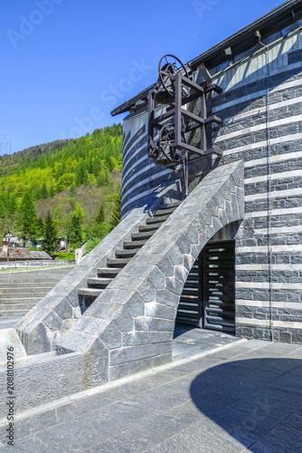Kirche, Maggia Tal, Tessin,...