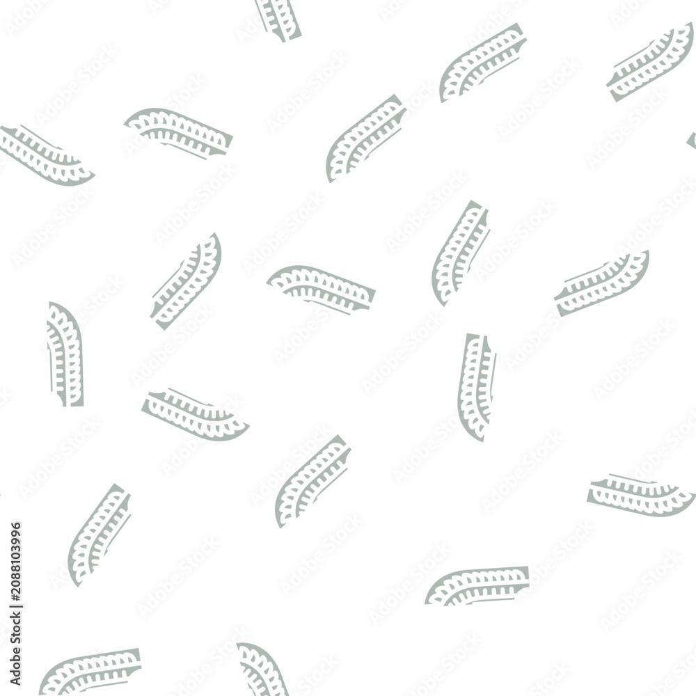 Obraz premium egyptian wing glyph vector seamless pattern. egyptian wing thin illustration