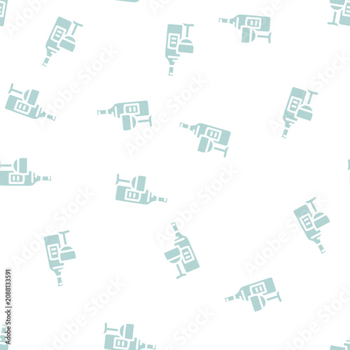 Принти на полотні zinfandel red wine glyph vector seamless pattern