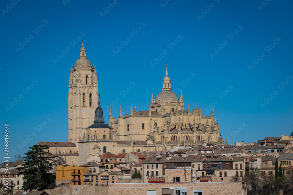 Obraz premium Vista panorámica de Segovia