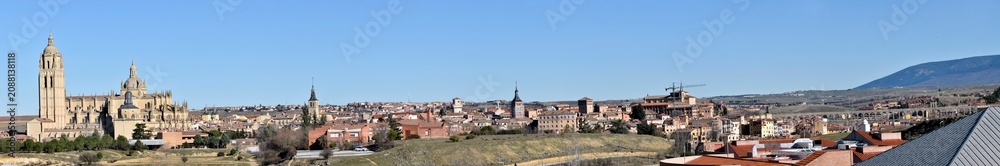 Obraz premium Vista panorámica de Segovia