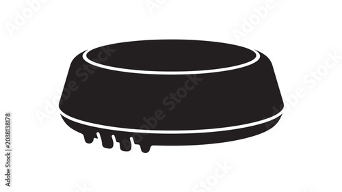 Obraz na plátně Cake with Chocolate Frosting and Drips on a Plate Featuring Dessert, Sweet, Trea