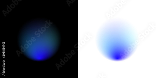 Photography Colorful watercolor blur mesh on black and white background