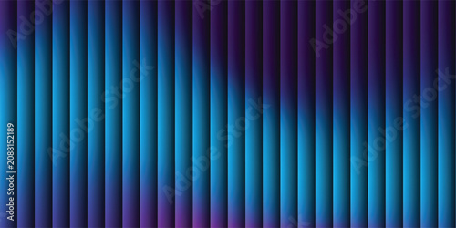 Obraz na plátně A futuristic abstract background featuring evenly spaced vertical lines with a g