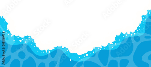 Ocean Wave Border Element