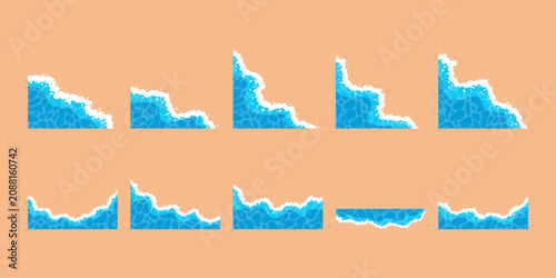 Ocean Wave Border Element
