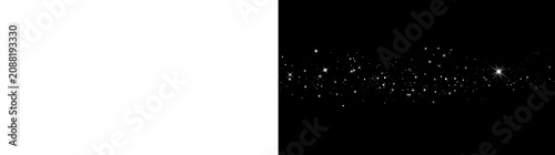 White Glitter Star Dust Light Overlay With Clean Sparkle Dust Sparkling Particles For Transparent PNG Design Preview