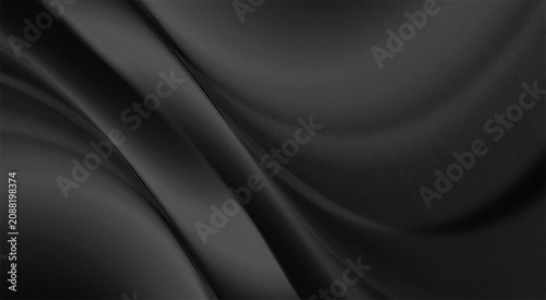 Fotografía premium black abstract background with smooth surface texture with a matte effec