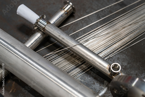 фотографія Welded stainless steel pipe manifold