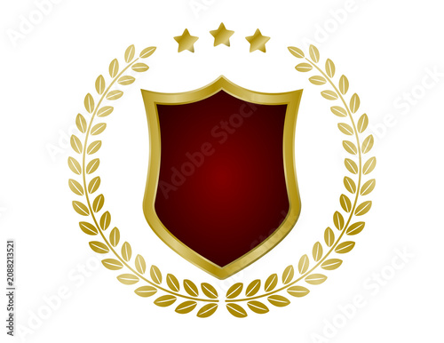 laurel wreath element for award