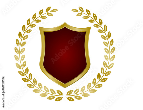 laurel wreath element for award