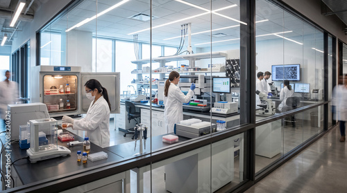 Through Glass Synthetic Biology Platform Lab Production Pipeline