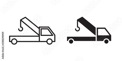 Obraz na płótnie Car crane icon