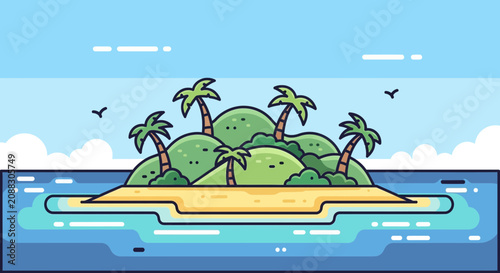 Three green parrots perched on a wooden dock over water.