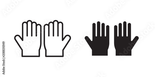 Fotografie Gloves icon