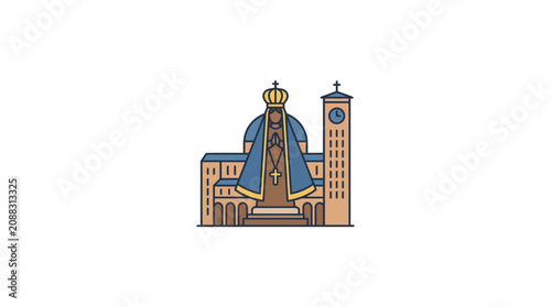 Religious Landmark, Basilica of Our Lady of Aparecida, Iconographic Representation
