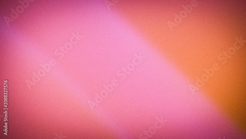 Pink orange and purple abstract gradient background with grainy