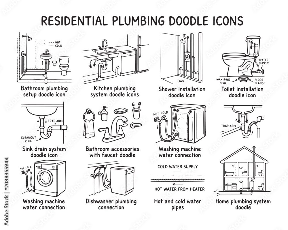 Fototapeta premium Plumbing system