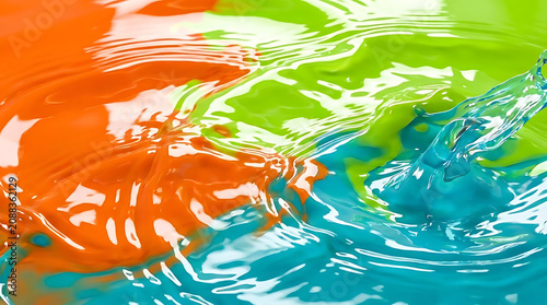 Colorful liquid splash abstract background dynamic motion vibrant colors liquid art