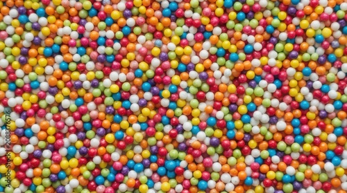 Colorful sugar sprinkles background