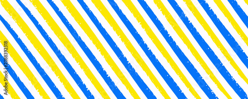 Vászonkép Mediterranean theme vertical stripe seamless pattern