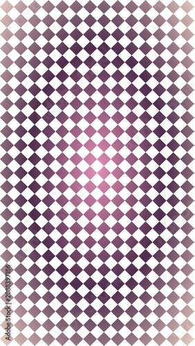 Seamless gradient pattern with diamond shapes in purple and pink tones  