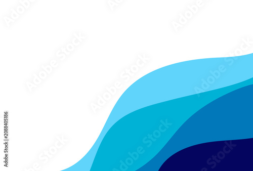 abstract blue wave background