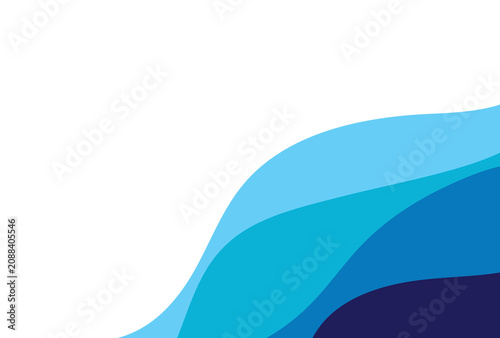 blue wave background