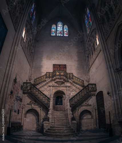 Cuadro en lienzo Interior of Burgos Cathedral, various elements.
