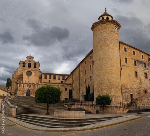 View of the town of Oña. Burgos. Spain.