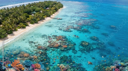snorkeling in the sea