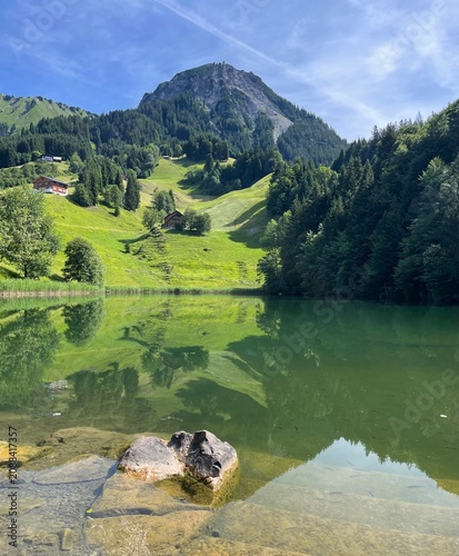 lake in the mountains