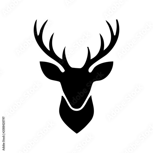 Foto Vector silhouette of a deer
