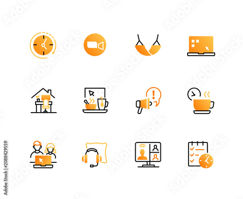 Mental Health Check-In Icons Set