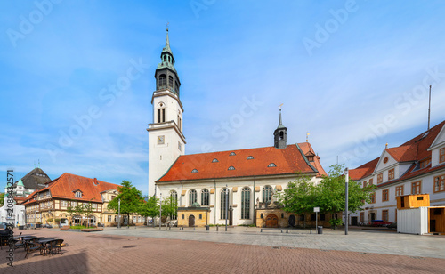 Celle, Germany - view of Church St. Marien 
