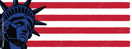 America and Liberty head