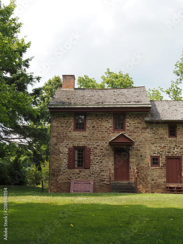 The old stone house was built in the 18th century.