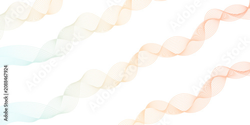 Bild auf Leinwand 7253wave, element, cyberspace, web design, banner, purple, blue, green, gradient