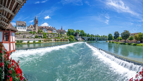 Tableau sur toile Altstadt, Bremgarten, Schweiz