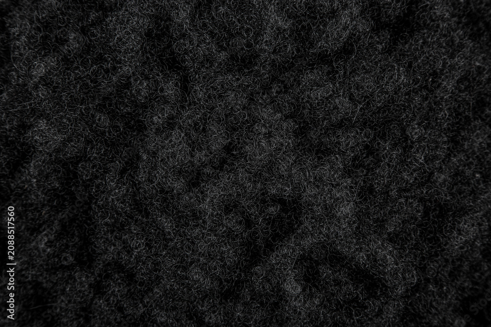 Fototapeta premium Abstract background of black textile loops