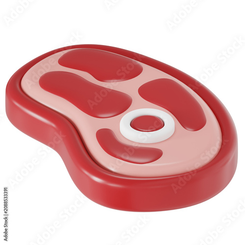 Meat 3D icon