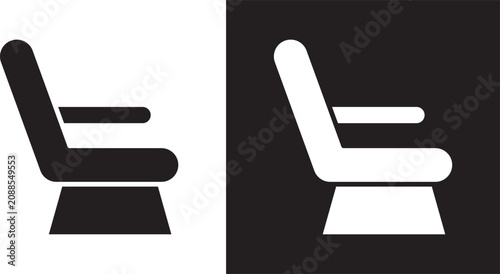 Airplane seat icon